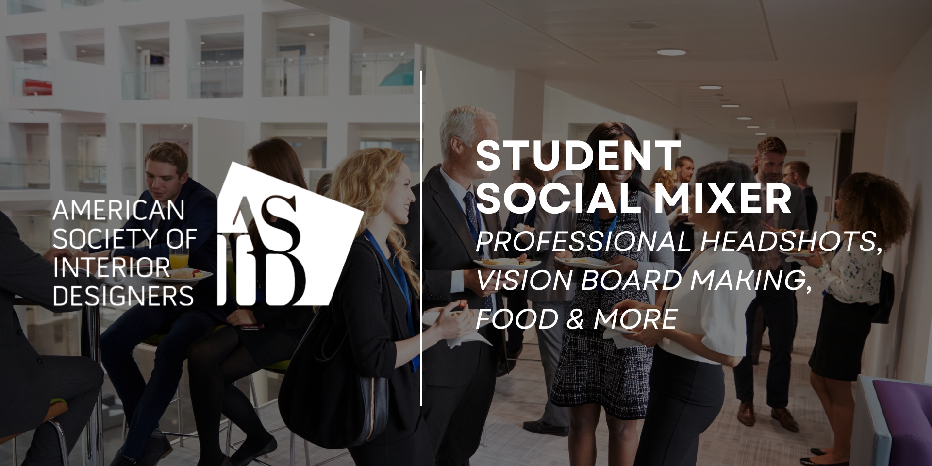 ASID Student Social Mixer header