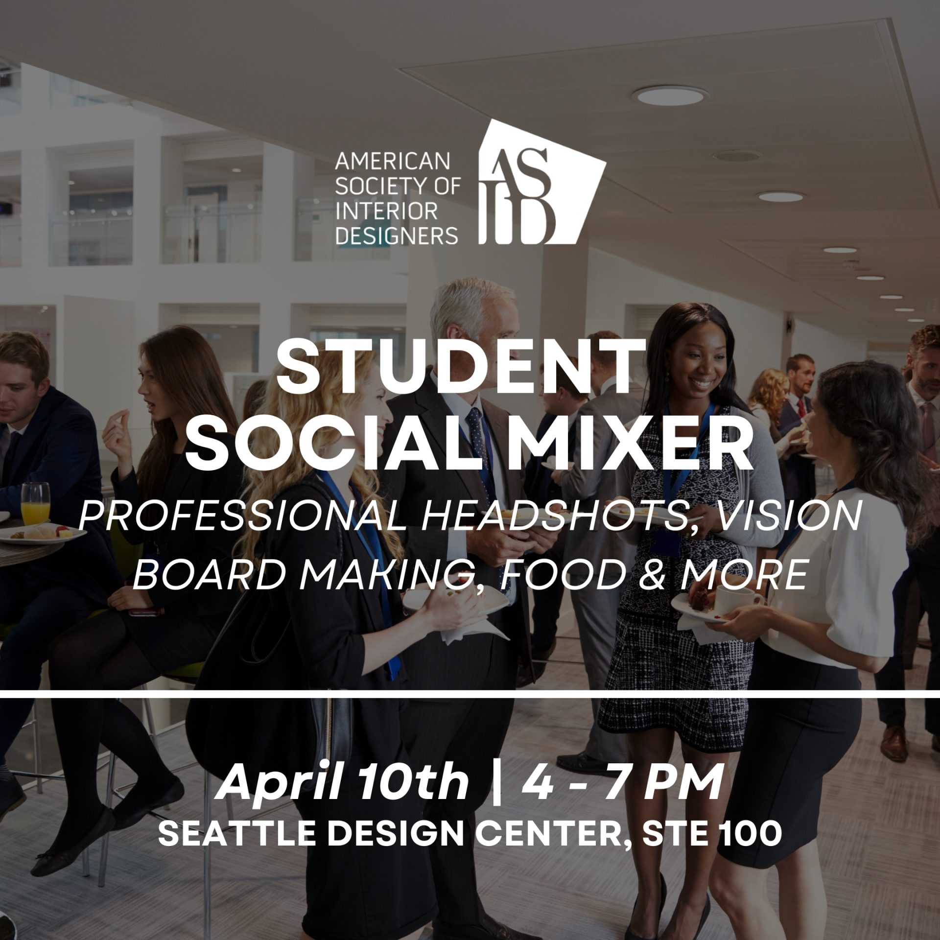 ASID Student Mixer Header