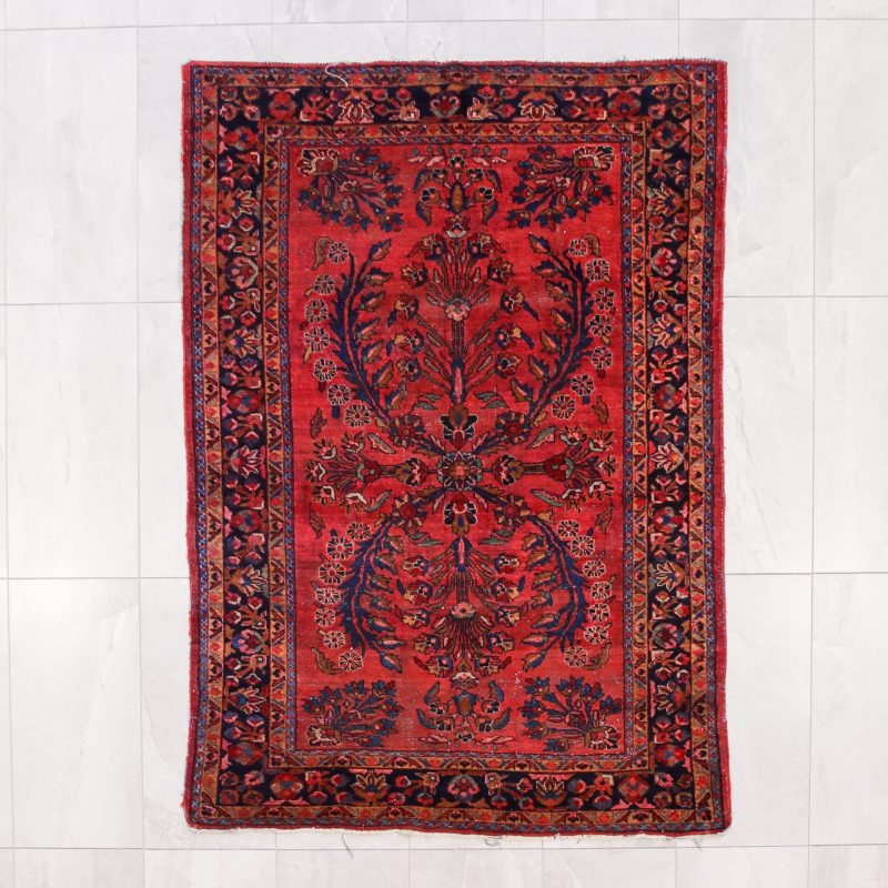 4'11x6'11 Vintage Wool Rug