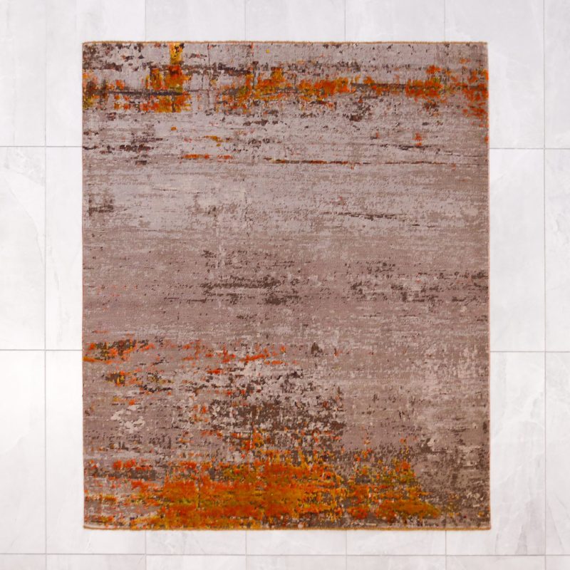 5'x6' Wool and Silk Jan Kath Artwork Rug