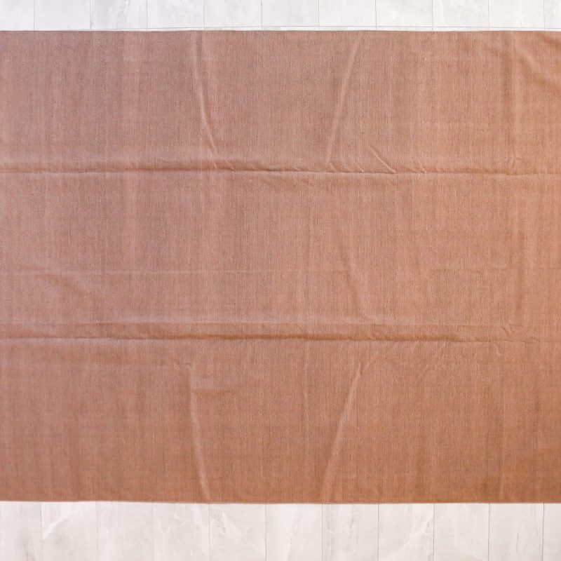 10'x14'6 Silk Mushroom Color Flatweave Rug