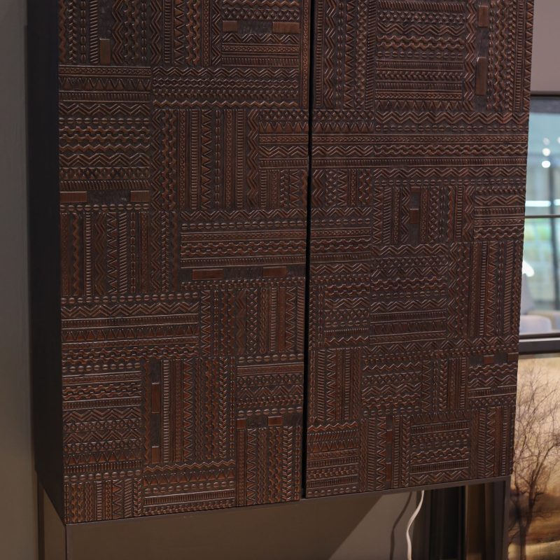 Hand Carved Teak Cabinet