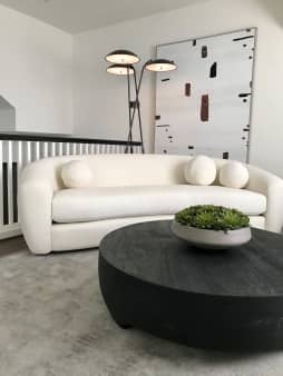 Matthew C. Brenner curved sofa